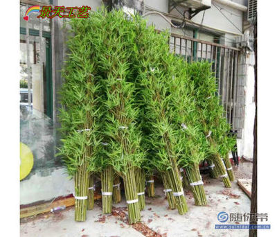 【景天工廠直銷人造仿真竹子、竹葉工程裝飾園林景觀大竹細(xì)竹仿真盆景竹】東莞市企石景天工藝品廠 - 產(chǎn)品庫